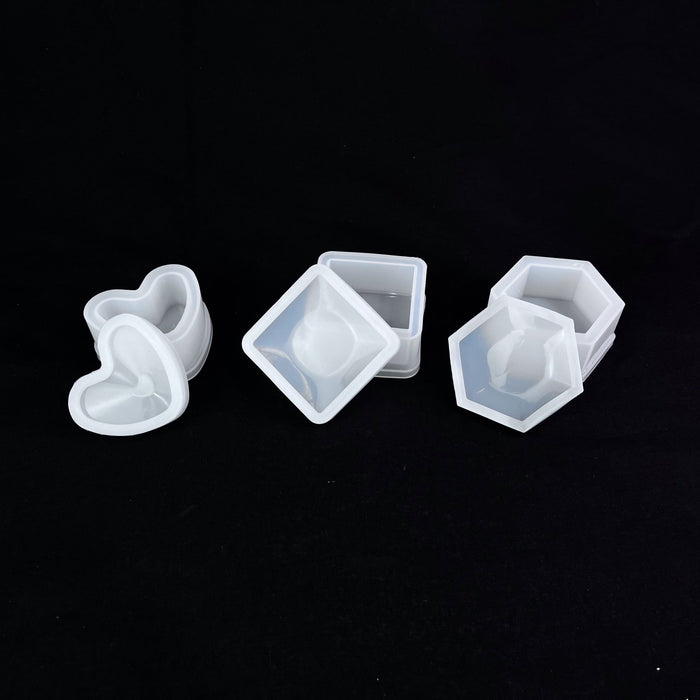 Silicone Resin Mould - Storage Boxes Pack - Harry & Wilma
