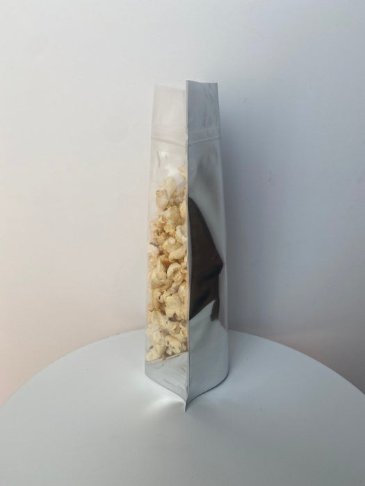 Silver Foil Stand Up Pouch Bag - Transparent Face (100 pcs) (10*15cm) - Harry & Wilma