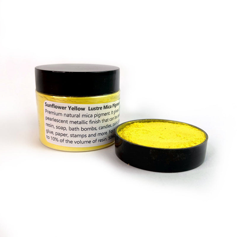 Sunflower Yellow - Lustre Mica Powder - Harry & Wilma