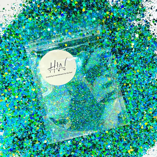 Super Sparkle Extreme Holographic Glitter 20g - Californian Dream