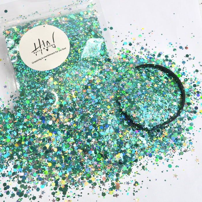 Super Sparkle Extreme Holographic Glitter 20g - Mermaid Heaven - Harry & Wilma
