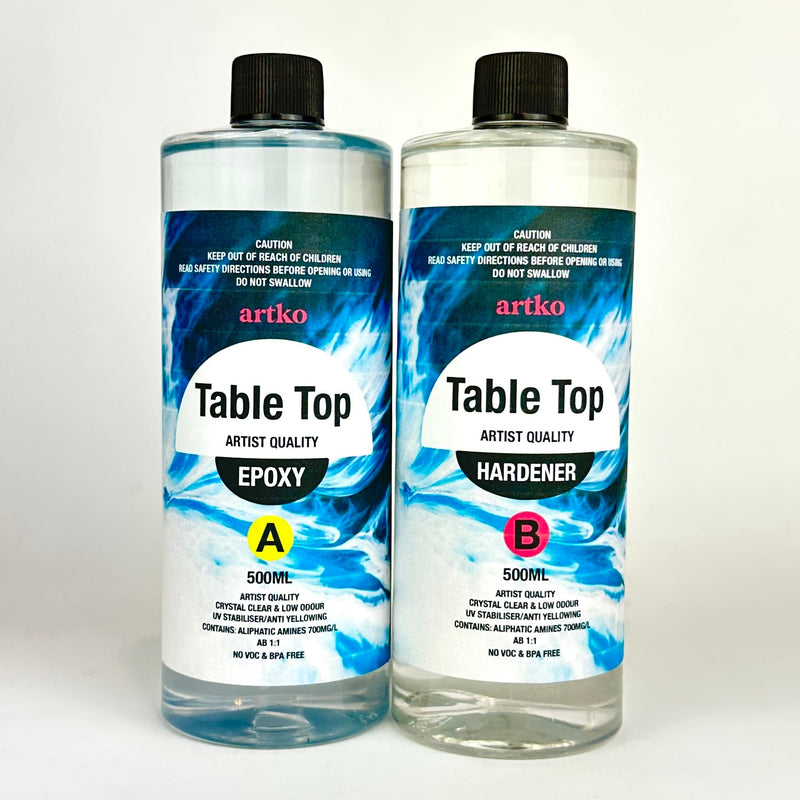 Table Top Artist Epoxy Resin 1 litre - Harry & Wilma