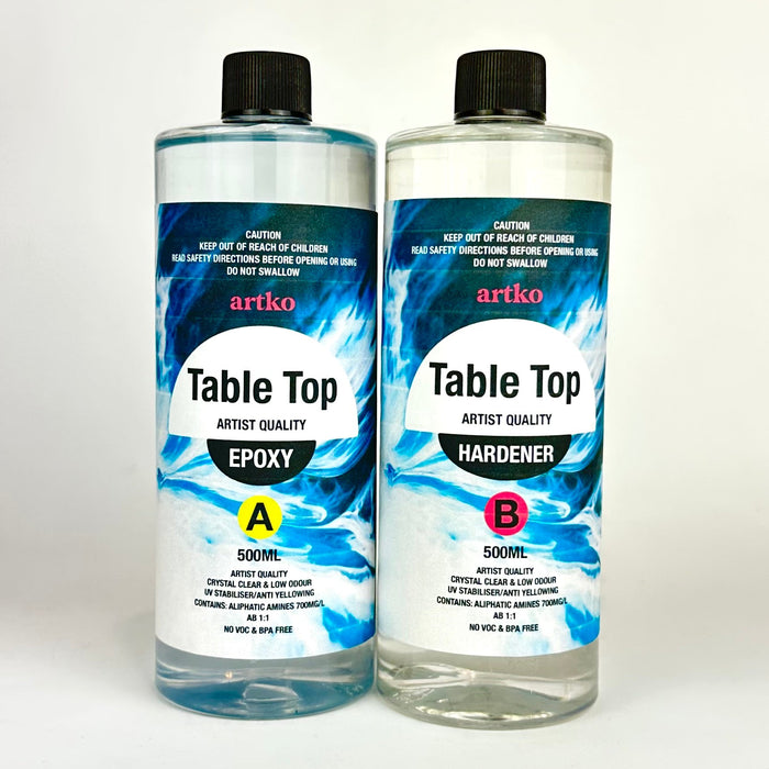 Table Top Artist Epoxy Resin 1 litre - Harry & Wilma