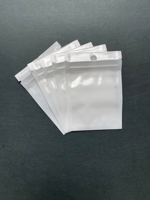 White Mylar Bag - Transparent Face (100 pcs) (7*10cm)