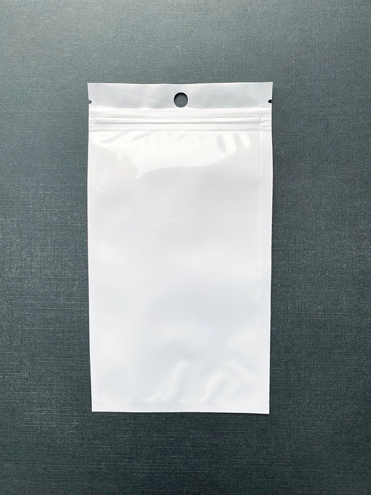 White Mylar Bag - Transparent Face (100 pcs) (7*10cm) - Harry & Wilma