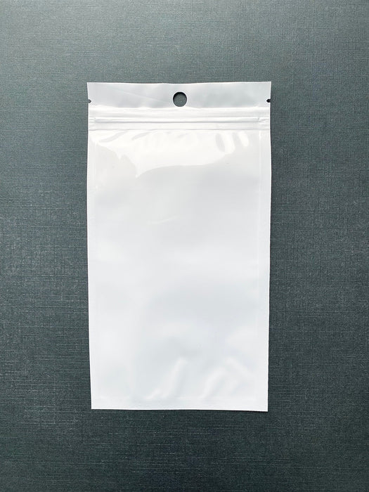 White Mylar Bag - Transparent Face (100 pcs) (8*13cm) - Harry & Wilma