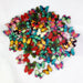 Wooden Butterfly Buttons 100pc